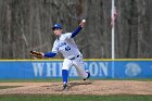 Baseball vs Emerson  Wheaton College Baseball vs Emerson College. - Photo By: KEITH NORDSTROM : Wheaton, Baseball